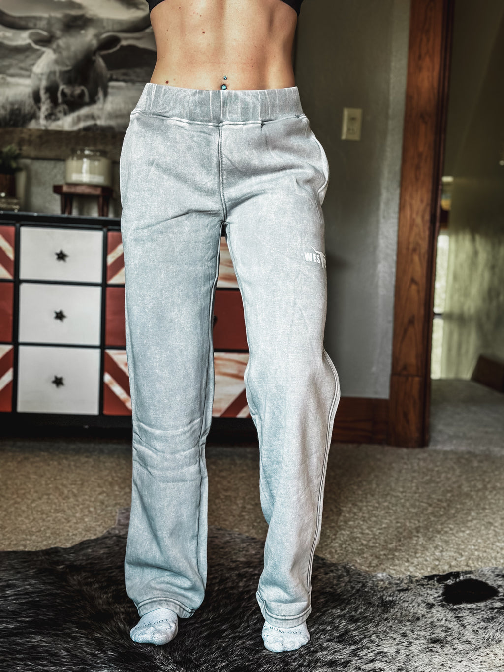 Brand Cozy Nights Sweatpants -SMOKE