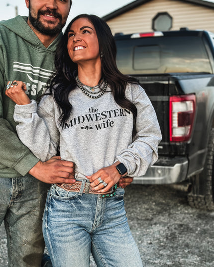 The Midwestern Wife Crew - Grey