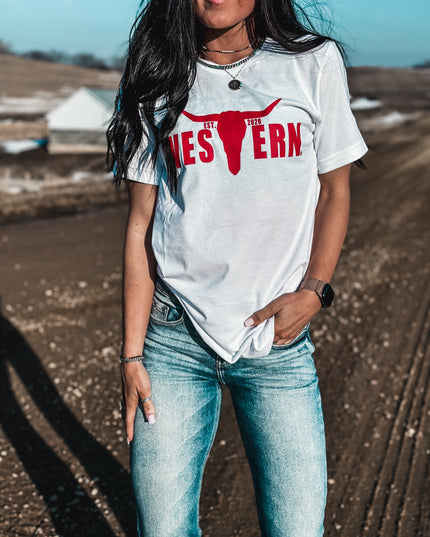 Brand Logo T Red/White