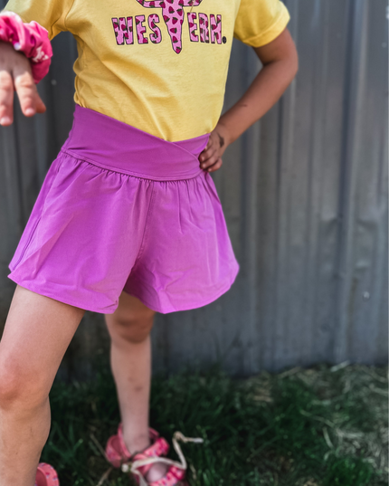 Girls Crossover Flow Short