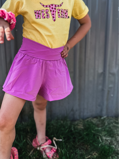 Girls Crossover Flow Short