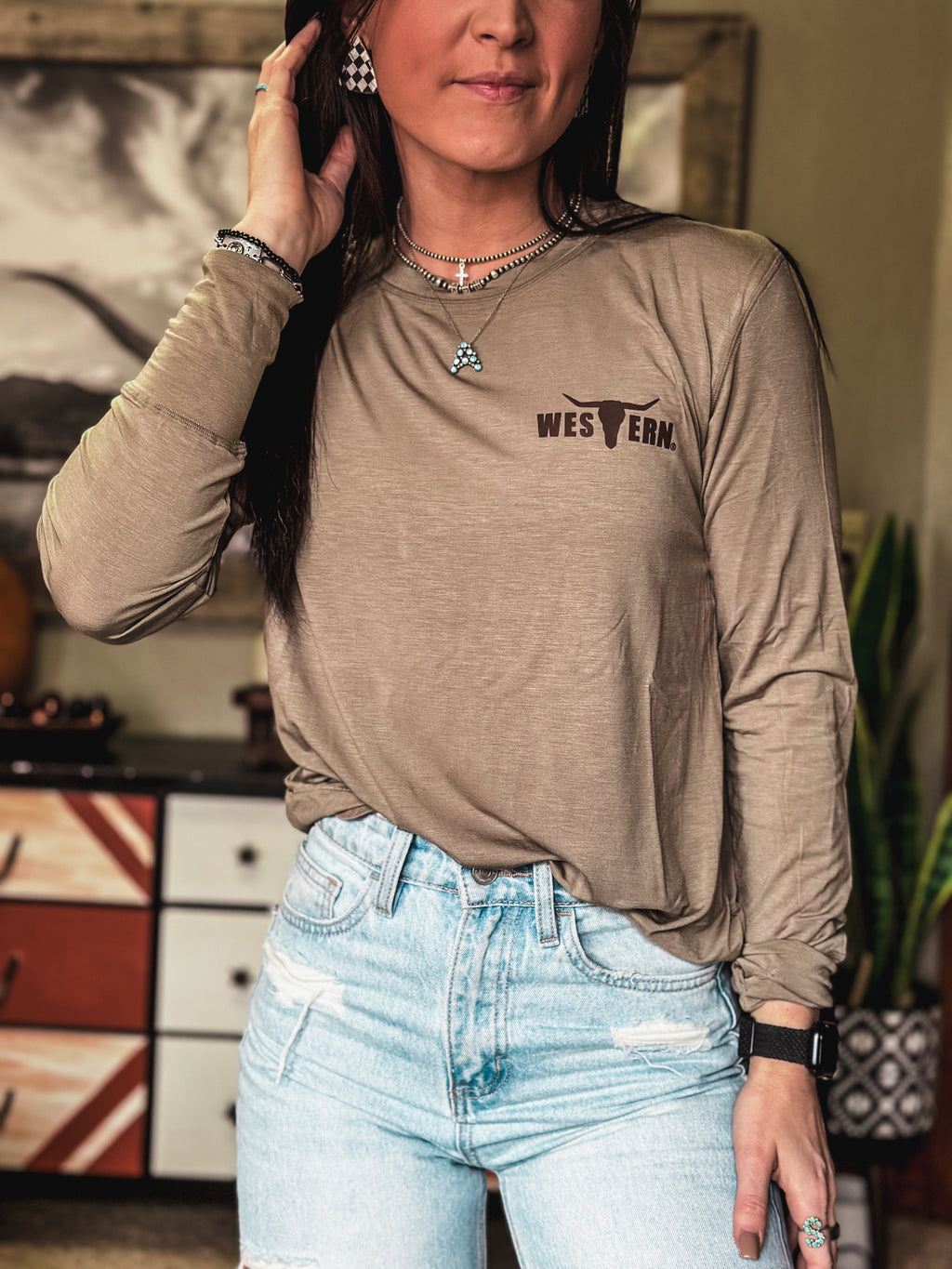 Brand Perfect Touch Athleisure Longsleeve -Taupe