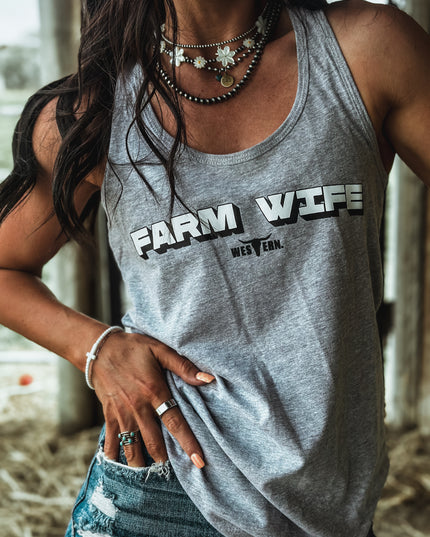 Farm/Ranch Wife Racerback Tank