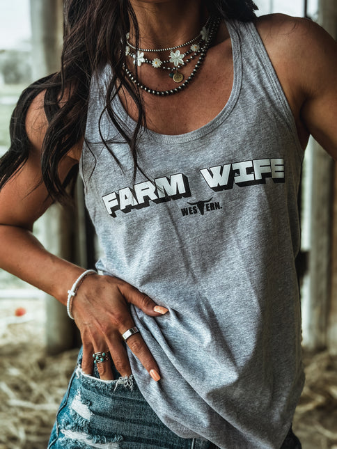 Farm/Ranch Wife Racerback Tank