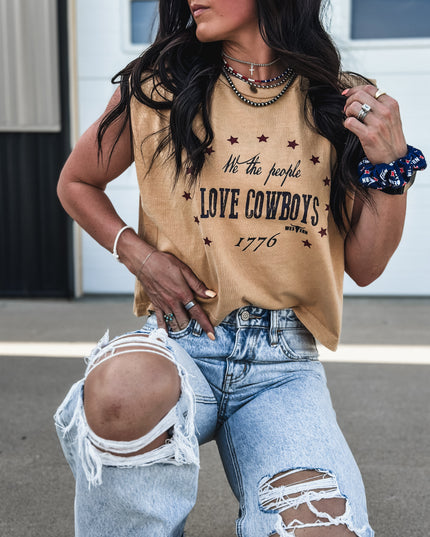 We the People - Cap Sleeve Tank
