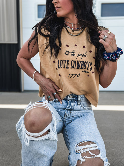 We the People - Cap Sleeve Tank
