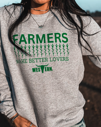 Farmers Make Better Lovers Crew - Green