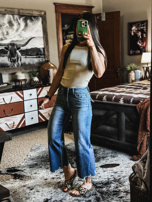 The Delilah Crop Jean
