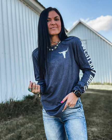 Brand Longsleeve Navy