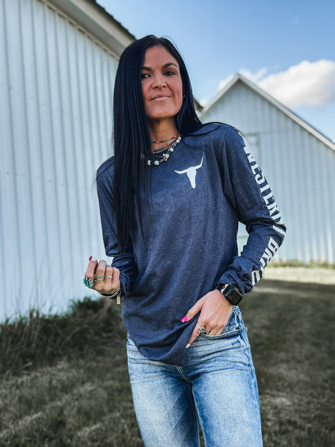 Brand Longsleeve Navy