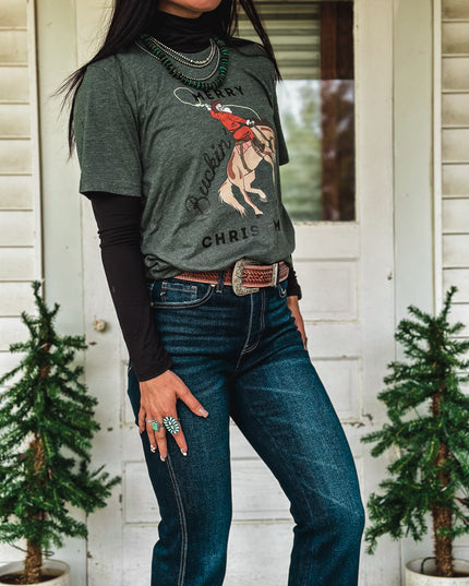 Buckin' Christmas - Forest Green