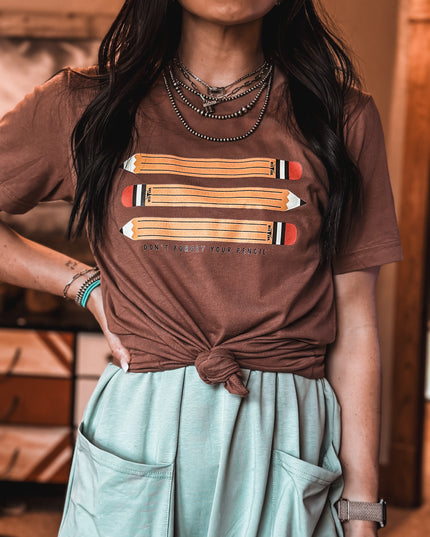 Don't Forget Your Pencil - Brick