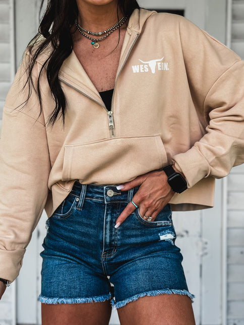 Brand Tri Rover 1/2 Zip Hoodie