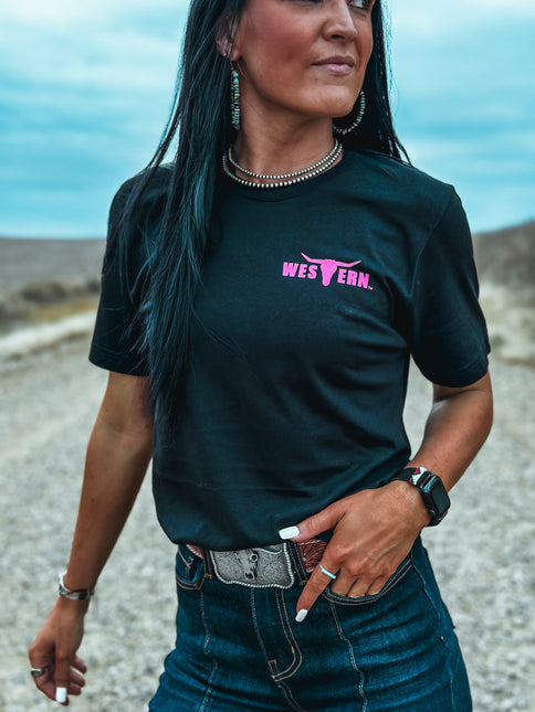 Brand Logo T - Black/Pink