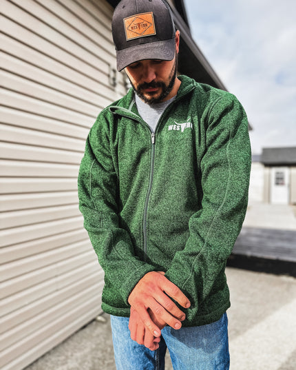 Men's Drifter Full Zip Fleece Jacket - Forest Heather