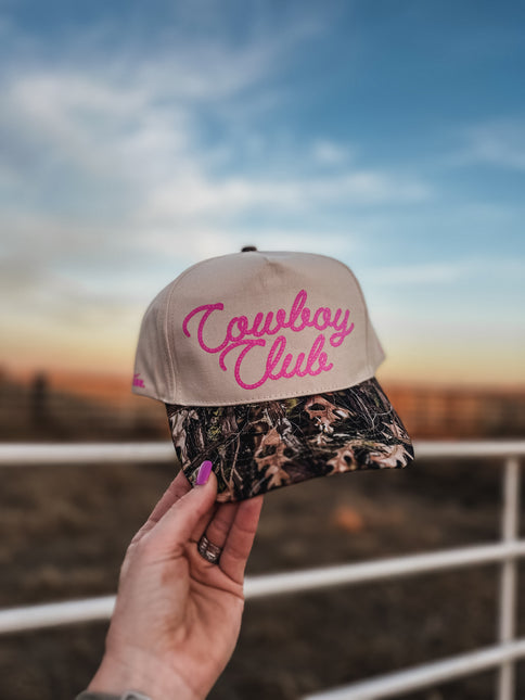 Cowboy Club Hat - Camo Woods/Cream