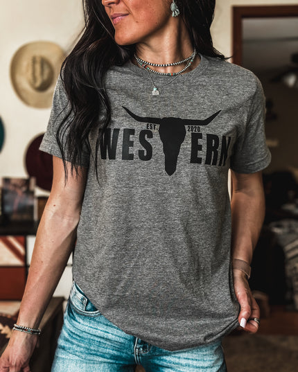 Brand Logo T - Grey/Black