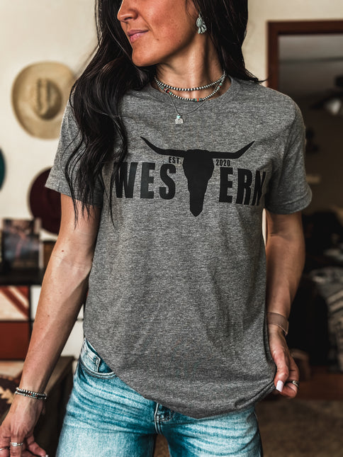 Brand Logo T - Grey/Black