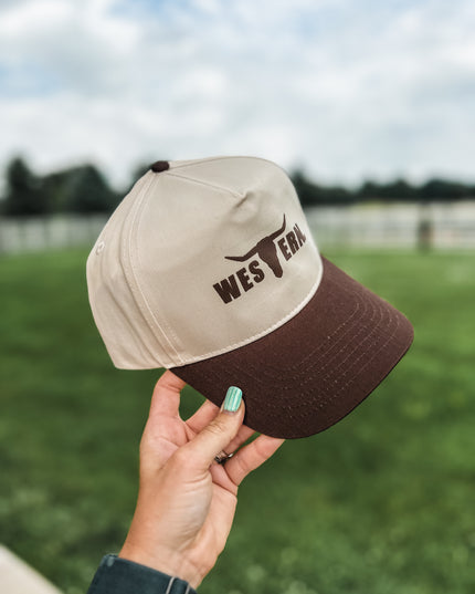 Brown Brand Logo Hat