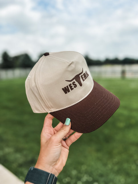 Brown Brand Logo Hat