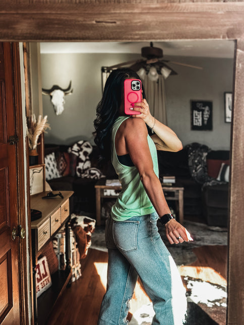 Brand Athleisure Tank - Mint