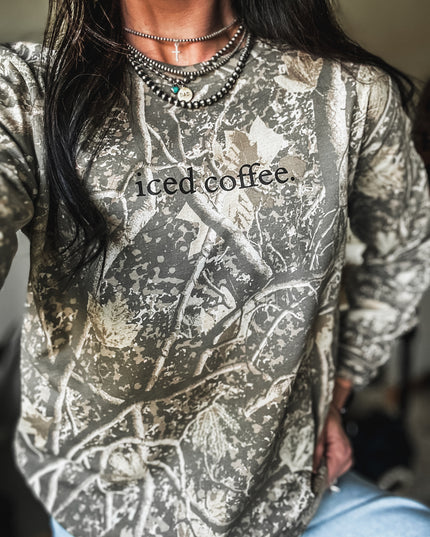 Iced Coffee Longsleeve - Deadwood Camo