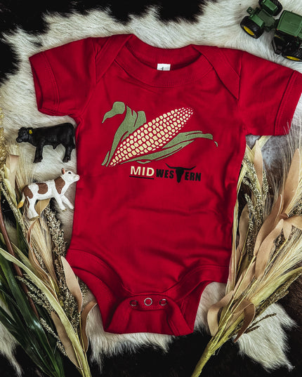 Midwestern Onesie - Red