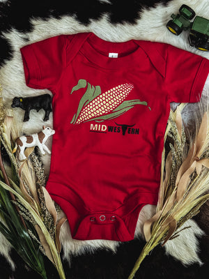 Midwestern Onesie - Red