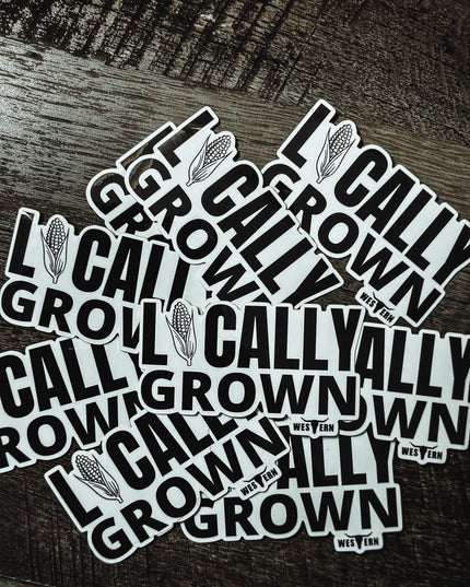 Locally Grown Sticker