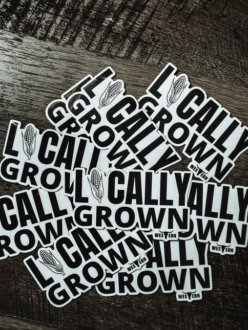 Locally Grown Sticker