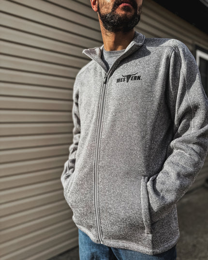 Men's Drifter Full Zip Fleece Jacket - Grey Heather