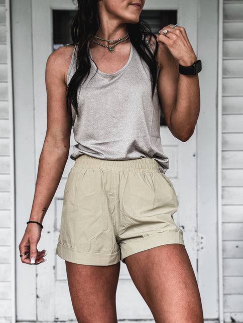 Brand Tri Knot Tank - Grey