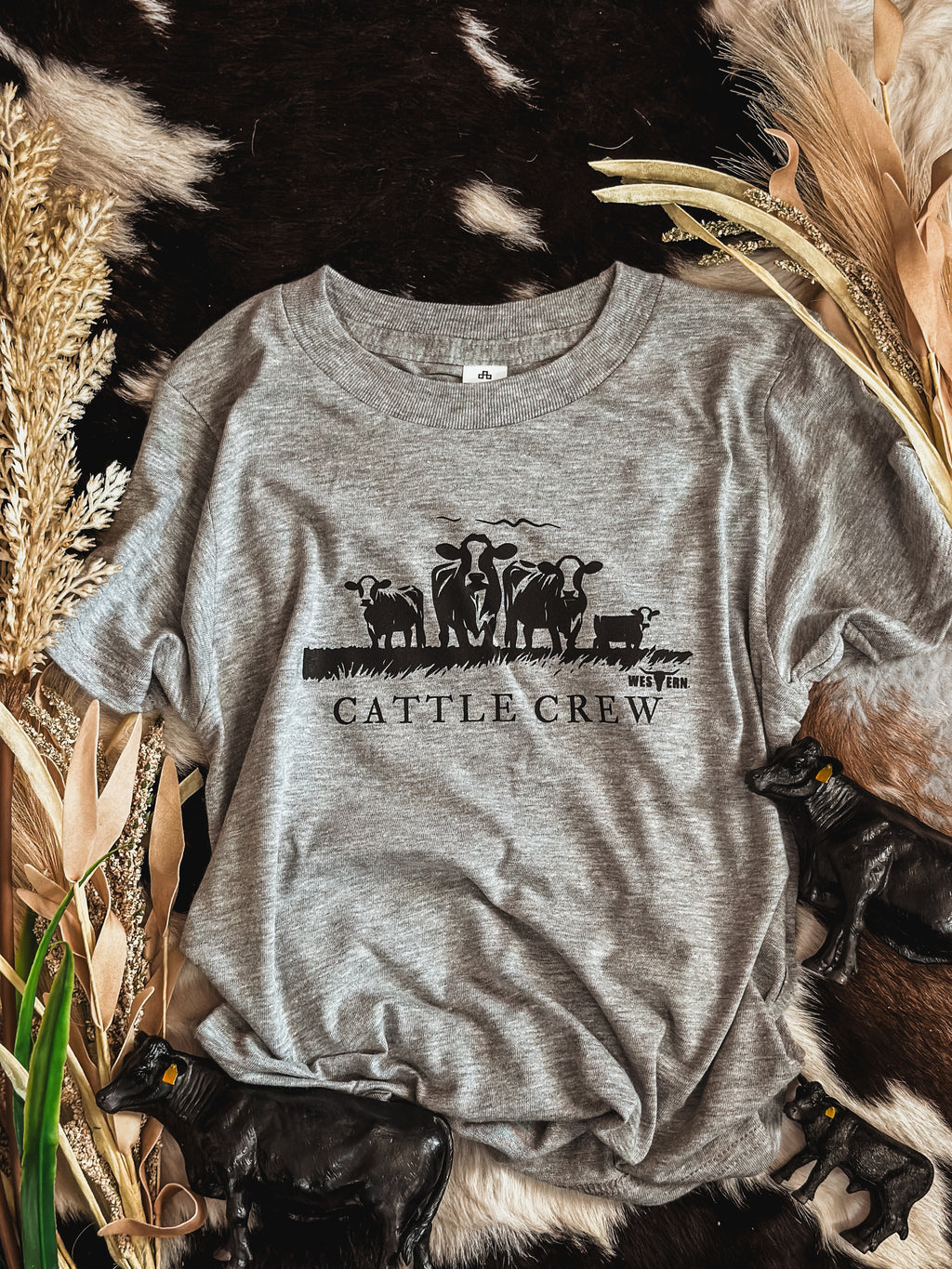 Cattle Crew T Youth - Grey