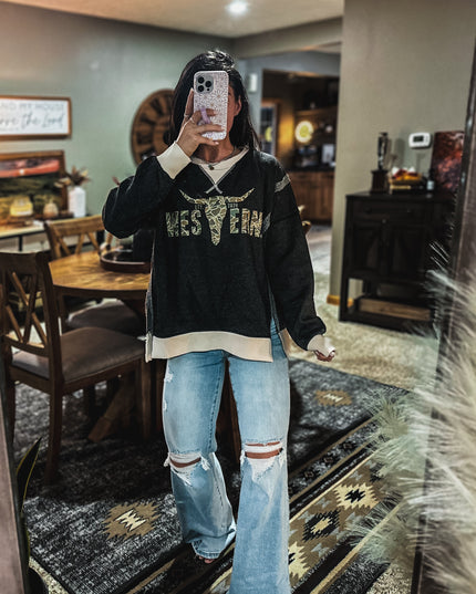 Duck Camo Logo Crew Sweater