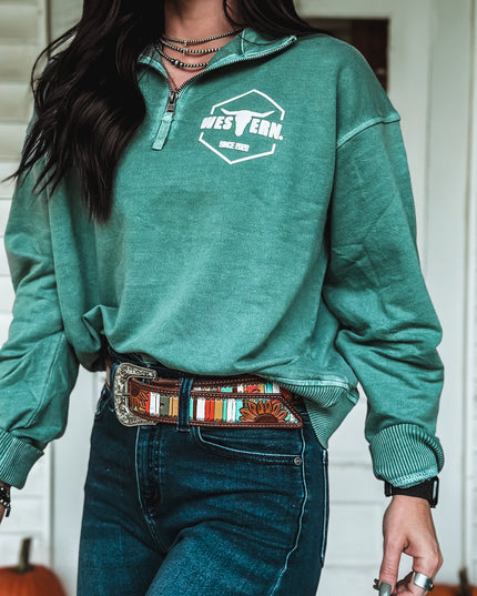 Brand Sammy Pullover 1/4 Zip - Matcha