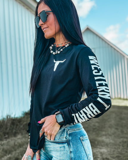 Brand Longsleeve Black
