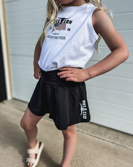 Girls Crossover Flow Short