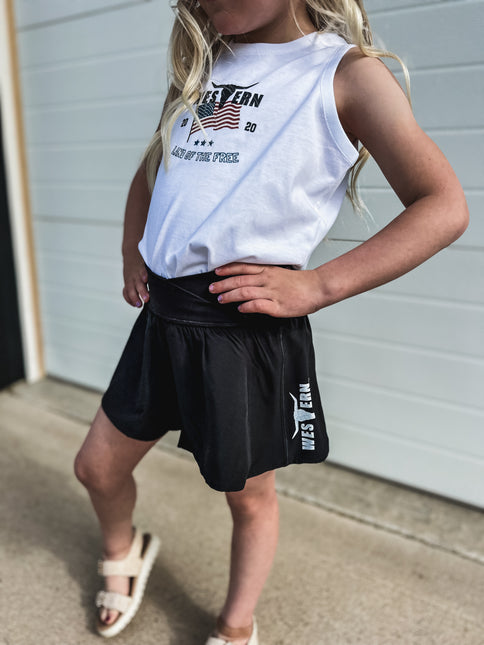 Girls Crossover Flow Short