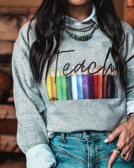 TEACH Crew - Grey