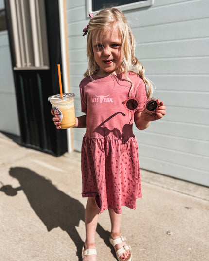 Pink Dots Little Girl Dress