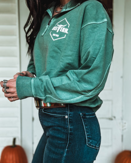 Brand Sammy Pullover 1/4 Zip - Matcha