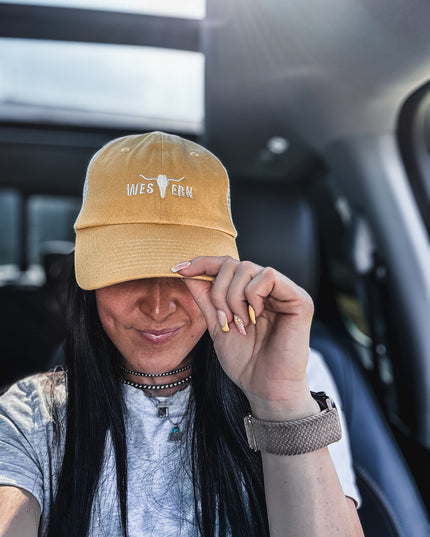 Brand Hat Vintage Yellow