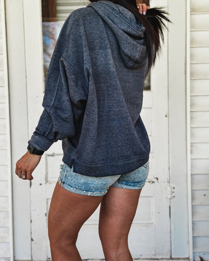 Brand Drifter Snap Pullover - Navy