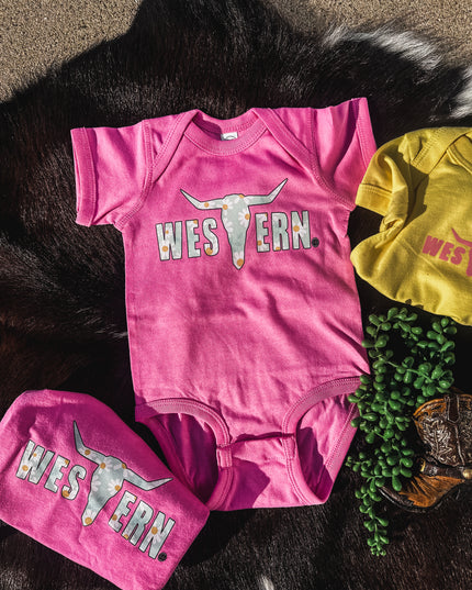 Pinky Daisies Onesie