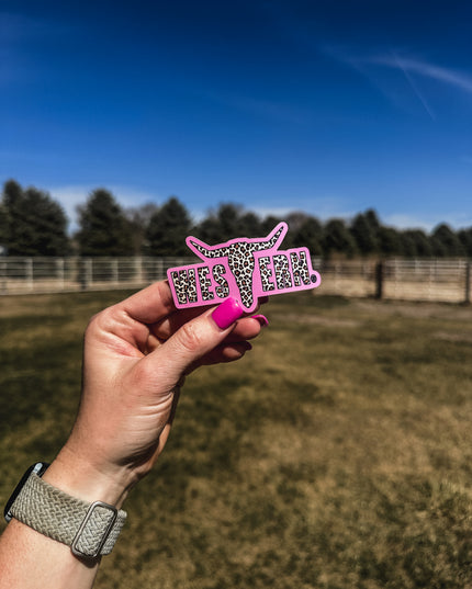 Leopard Brand Logo Sticker