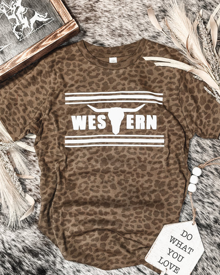 Brand T Brown Leopard - Youth