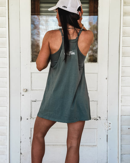Brand Daytona Romper Dress - Jade