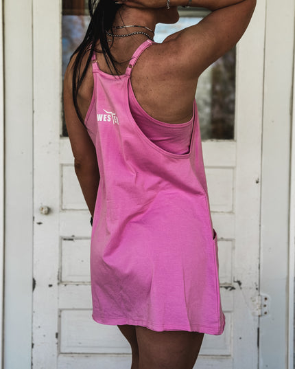 Brand Daytona Romper Dress - Pink