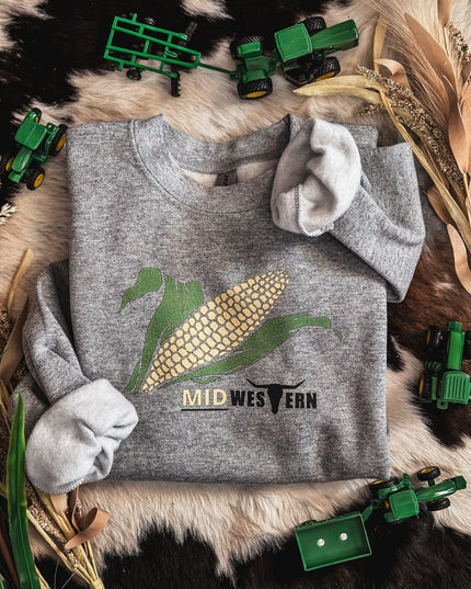 MidWESTERN Crew - Grey