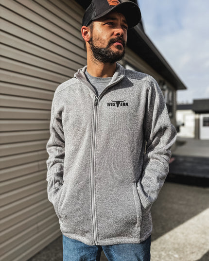 Men's Drifter Full Zip Fleece Jacket - Grey Heather